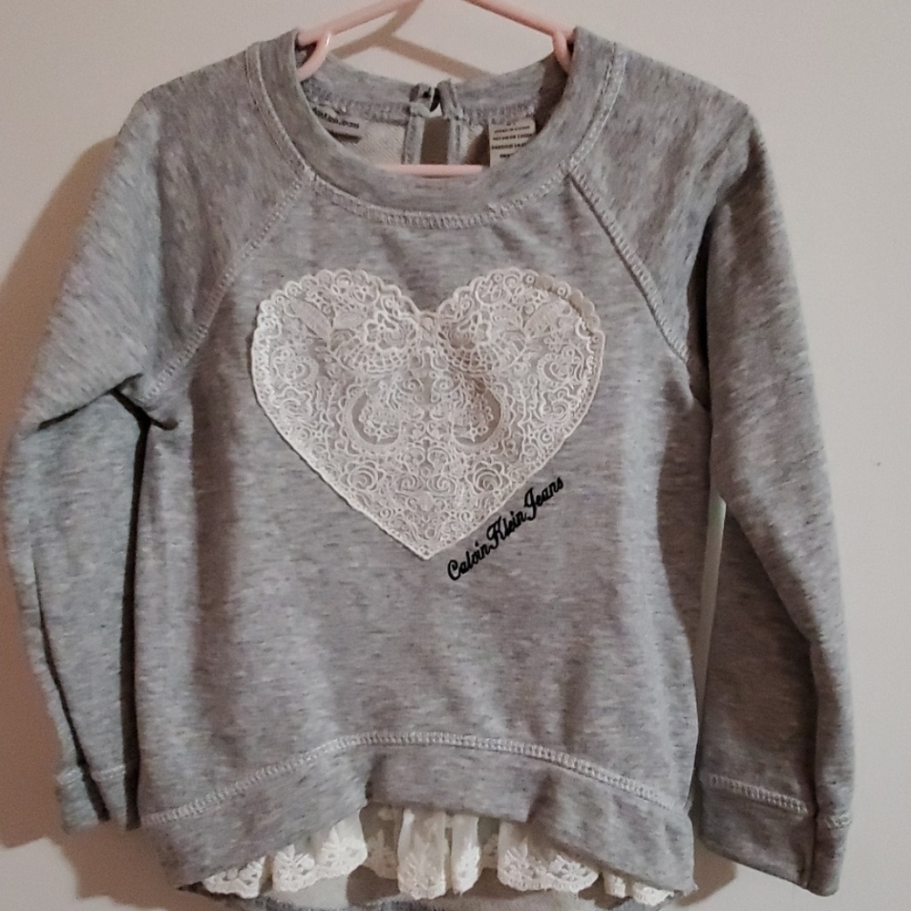 Calvin Klein gray swearter